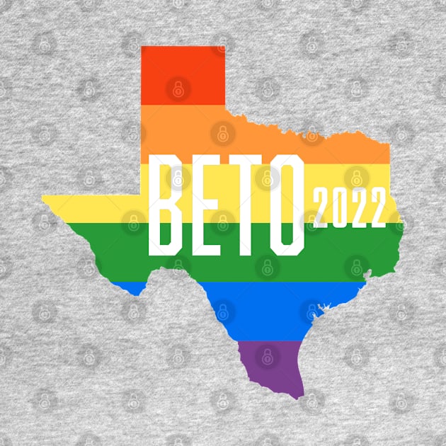 LGBTQ Beto O'Rourke For Texas 2024 | Beto Orourke 2022 Texas Governor | LGBT Gay Pride T-Shirt by BlueWaveTshirts